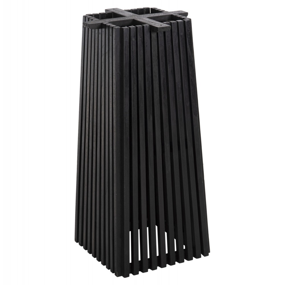 Βάση τραπεζιού "FRANTZI" από ξύλο σε χρώμα μαύρο 40x40x90