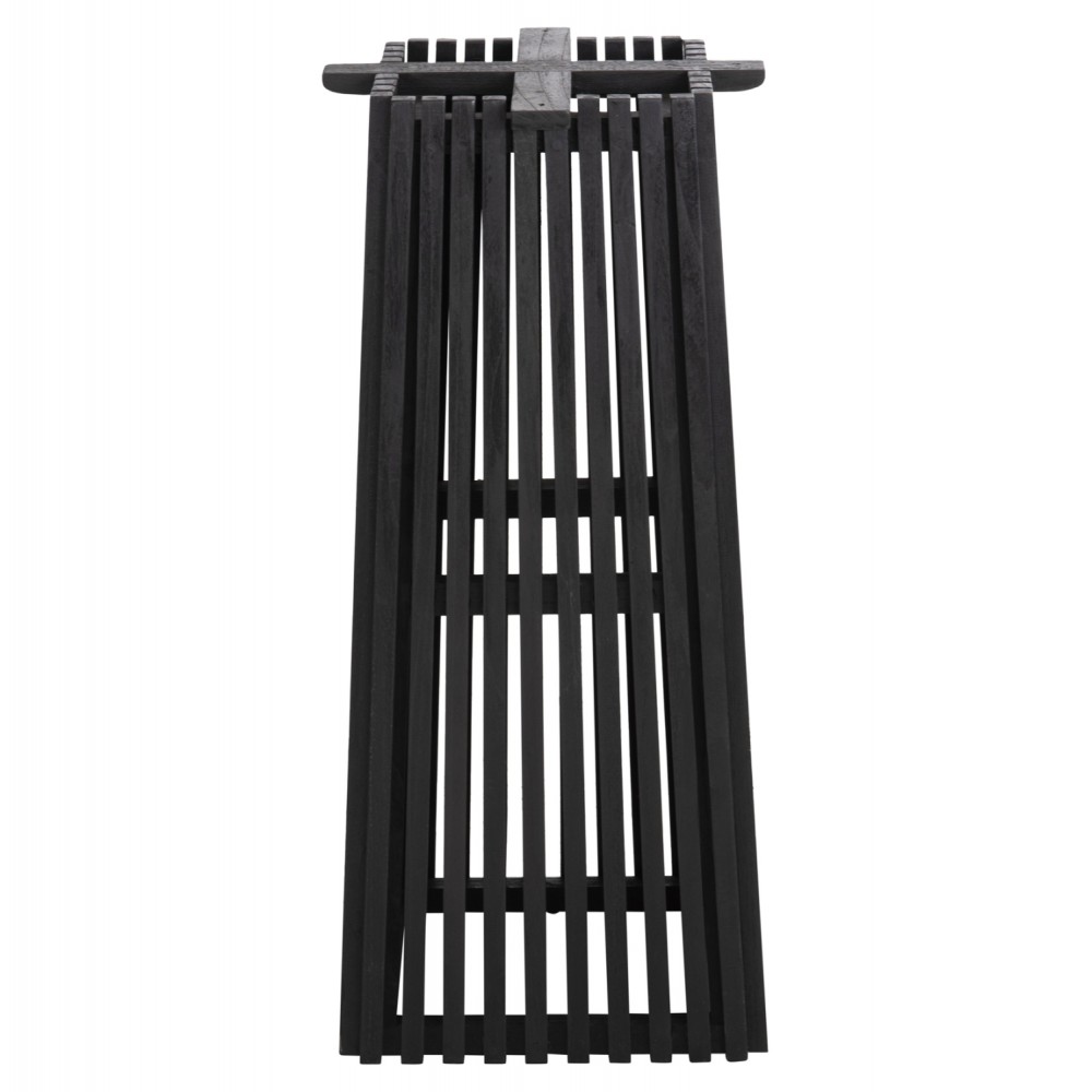 Βάση τραπεζιού "FRANTZI" από ξύλο σε χρώμα μαύρο 40x40x90