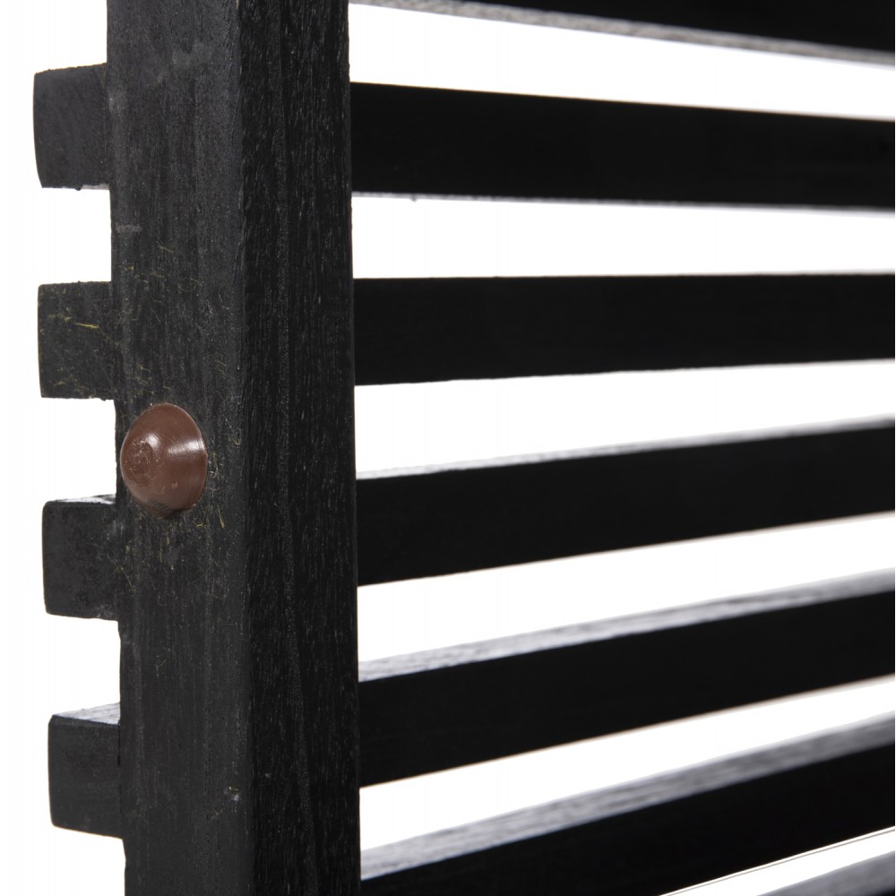 Βάση τραπεζιού "FRANTZI" από ξύλο σε χρώμα μαύρο 40x40x90