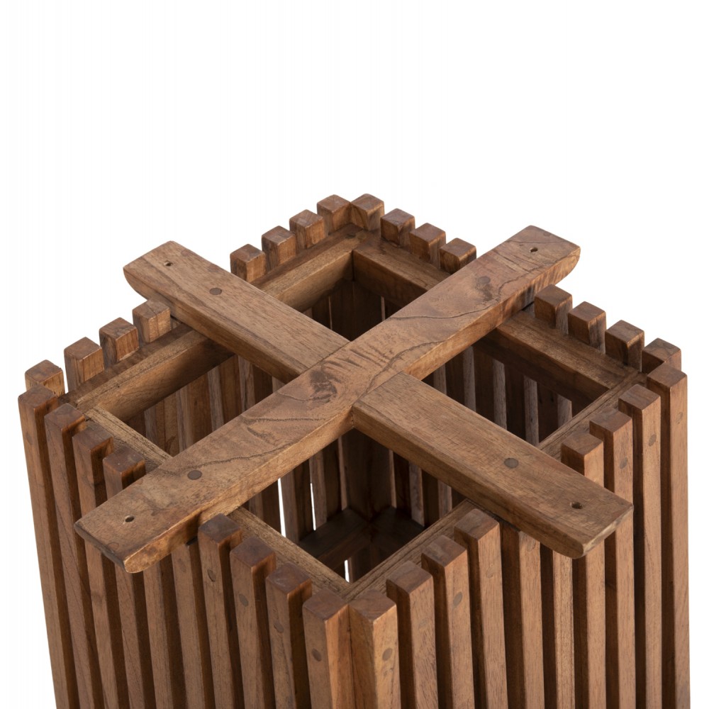 Βάση τραπεζιού "FRANTZ" από μασίφ σε χρώμα φυσικό 60x60x75