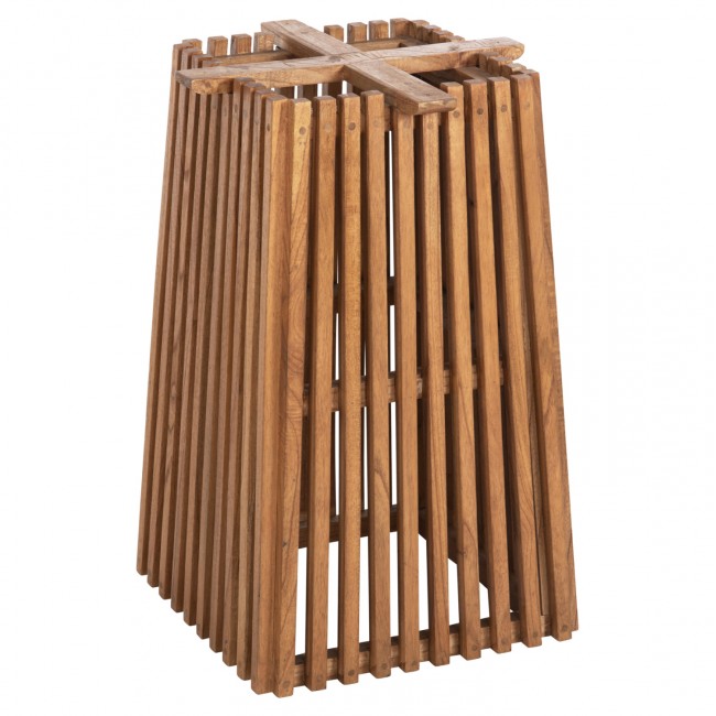 Βάση τραπεζιού "FRANTZ" από μασίφ σε χρώμα φυσικό 60x60x75