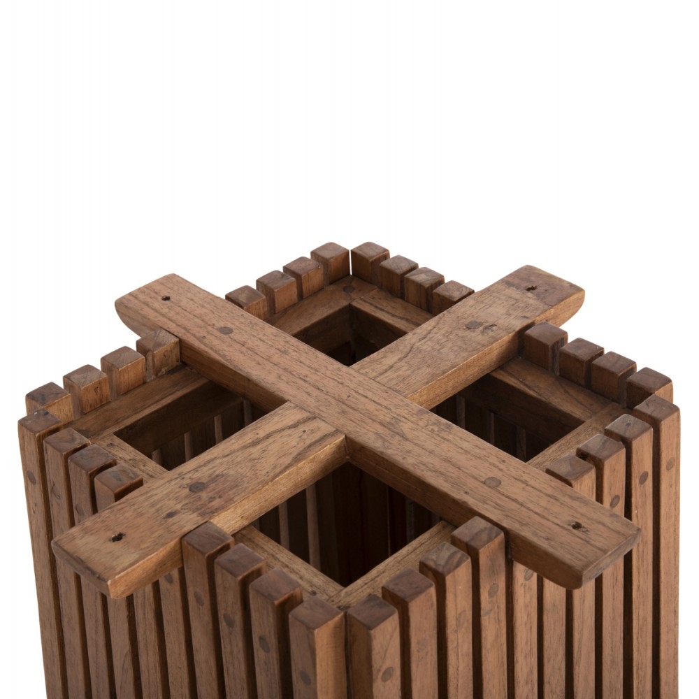 Βάση τραπεζιού "FRANTZ" από μασίφ σε χρώμα φυσικό 40x40x90