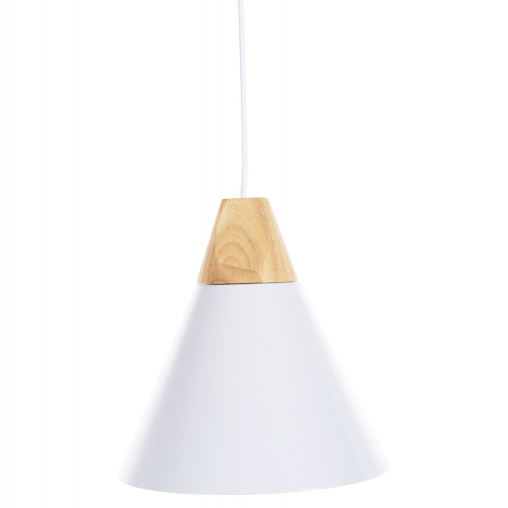 Φωτιστικό οροφής μονόφωτο από μέταλλο σε χρώμα λευκό 24,5x24,5x113