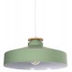 Φωτιστικό οροφής μονόφωτο από μέταλλο σε χρώμα πράσινο Φ40x116
