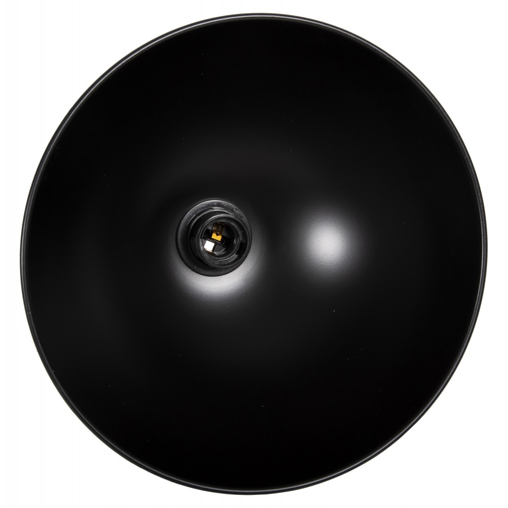 Φωτιστικό οροφής μονόφωτο από μέταλλο σε χρώμα μαύρο 30,5x30,5x118