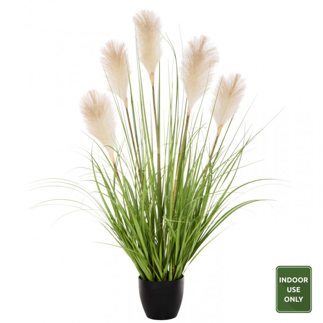 Διακοσμητικό συνθετικό φυτό "GRASS" σε γλάστρα Φ15x12,5-95