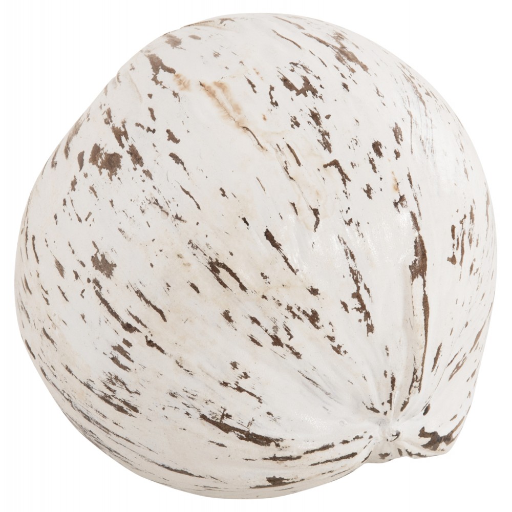 Διακοσμητικό επιτραπέζιο "ΚΑΡΥΔΑ" σε χρώμα λευκό 20x20x20