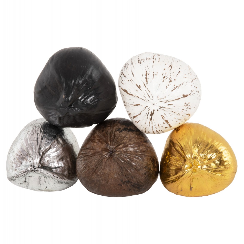 Διακοσμητικό επιτραπέζιο "ΚΑΡΥΔΑ" σε χρώμα μαύρο 20x20x20