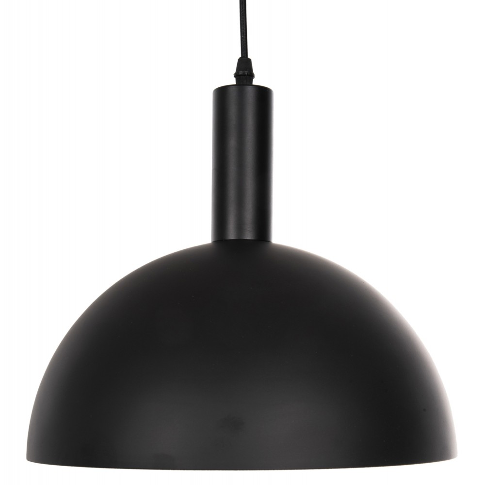 Φωτιστικό οροφής μονόφωτο από μέταλλο σε χρώμα μαύρο Φ29Χ121