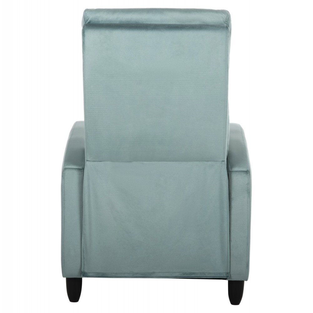 Πολυθρόνα "RELAX HIBER" από βελούδο σε χρώμα φυστική 67,5x90x104