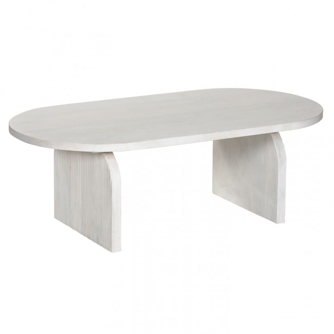 Τραπέζι σαλονιού "HONKY" σε χρώμα λευκό 130x60x35