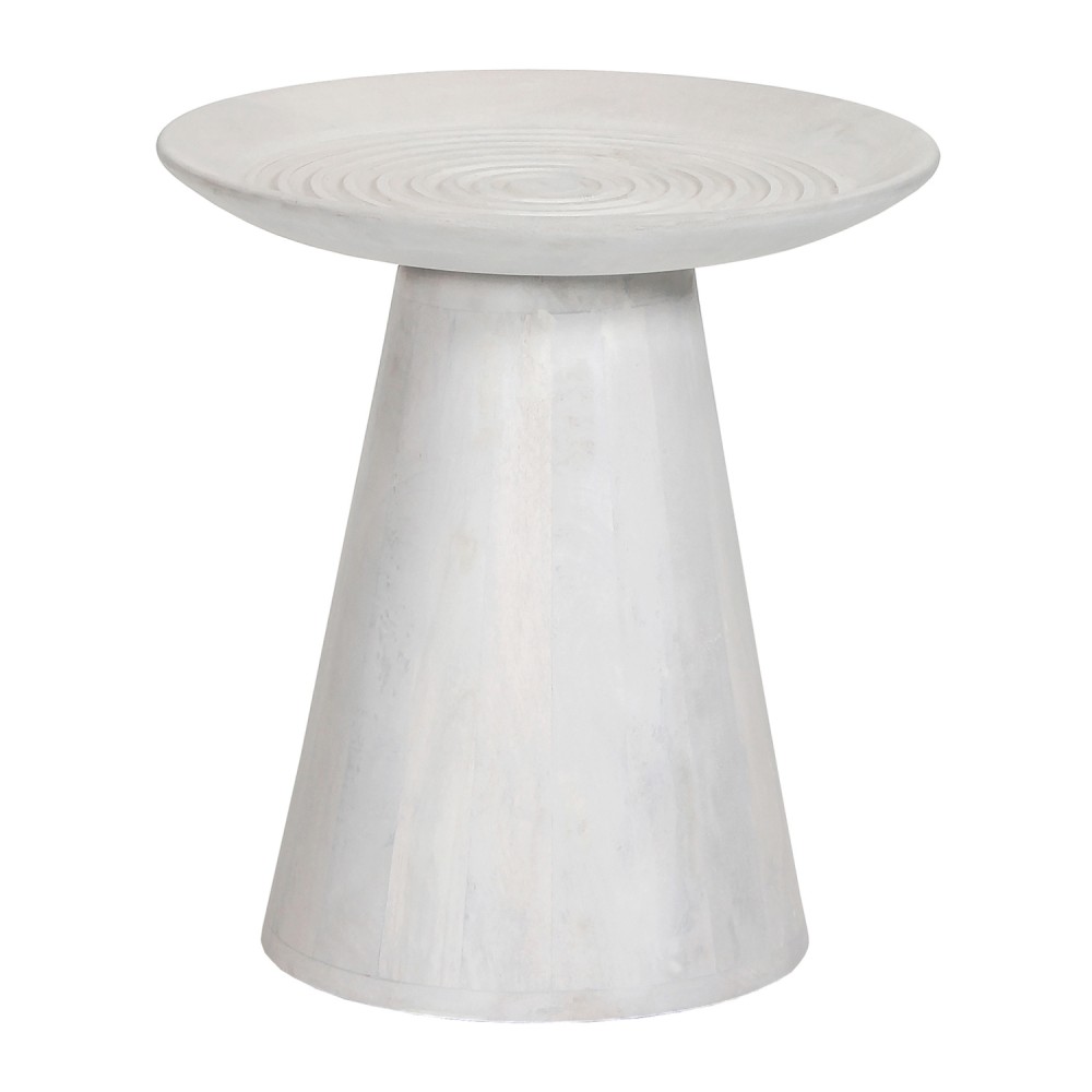 Τραπέζι βοηθητικό "ROSS" σε χρώμα λευκό Φ45x48