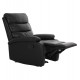 Πολυθρόνα relax "YASUMU" από PU σε χρώμα μαύρο 80x93x100