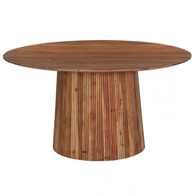 Τραπέζι τραπεζαρίας "GROOT" σε χρώμα φυσικό Φ150x76