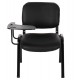 Καρέκλα συνεδρίου "JANISHA" από μέταλλο/PU σε χρώμα μαύρο 63x72x76