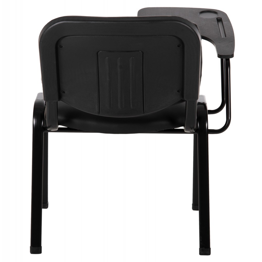 Καρέκλα συνεδρίου "JANISHA" από μέταλλο/PU σε χρώμα μαύρο 63x72x76