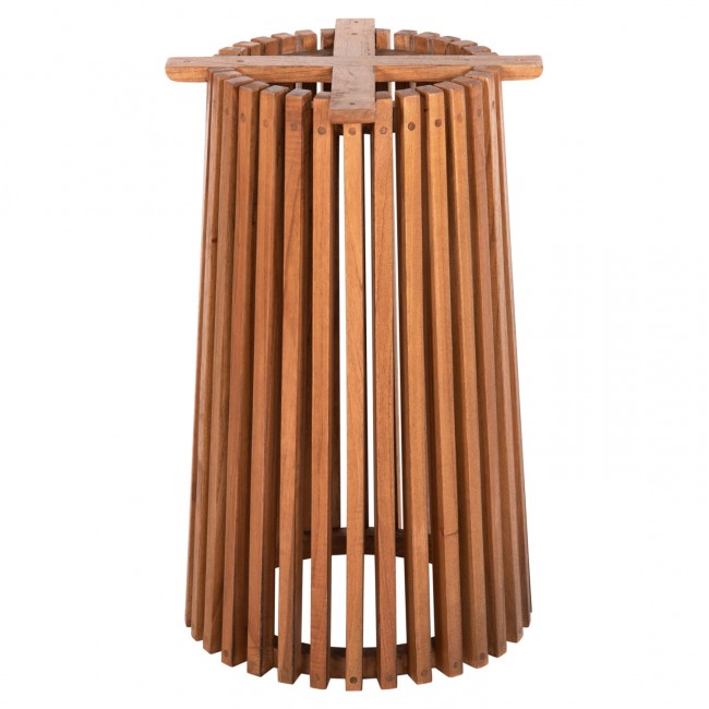 Βάση τραπεζιού "FRANTZ" από μασίφ σε χρώμα φυσικό Φ60x75,5