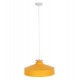 Φωτιστικό οροφής μονόφωτο από μέταλλο σε χρώμα κίτρινο Φ40x116