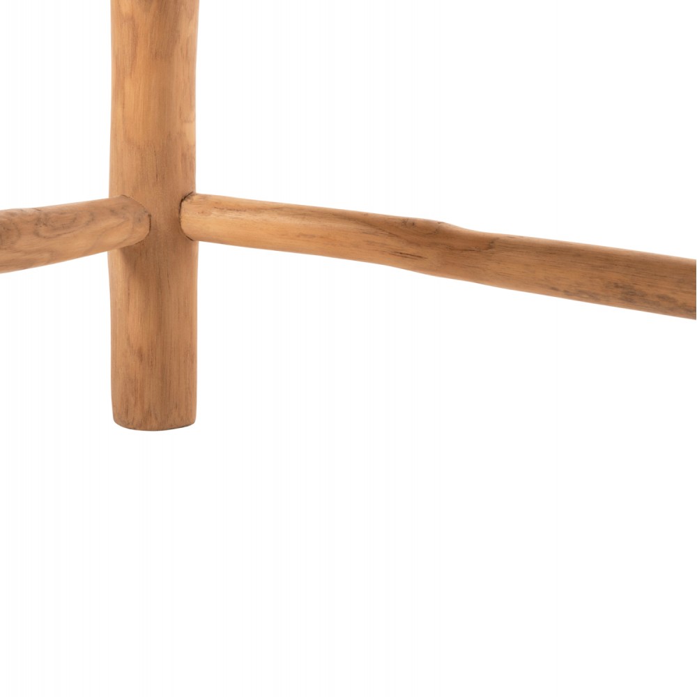 Τραπέζι σαλονιού "LONDER" από ξύλο σε χρώμα φυσικό 119x79,5x41