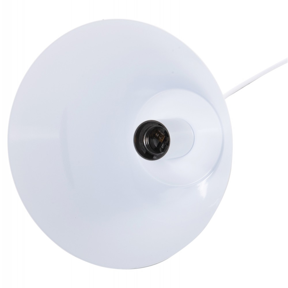 Φωτιστικό οροφής μονόφωτο από μέταλλο σε χρώμα λευκό Φ22x115