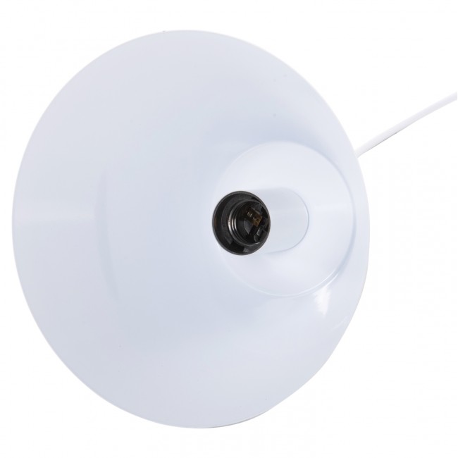 Φωτιστικό οροφής μονόφωτο από μέταλλο σε χρώμα λευκό Φ22x115