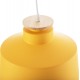Φωτιστικό οροφής μονόφωτο από αλουμίνιο σε χρώμα κίτρινο Φ30x123,5