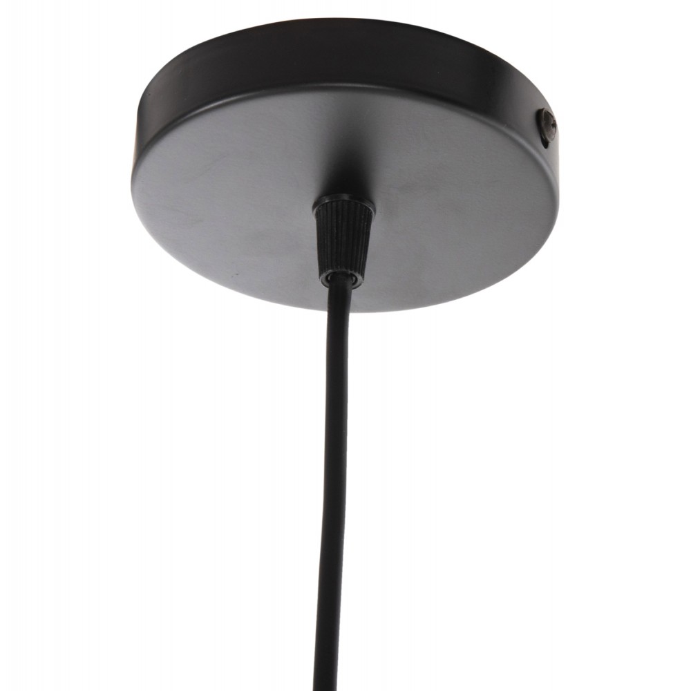 Φωτιστικό οροφής μονόφωτο από αλουμίνιο σε χρώμα μαύρο Φ20x113