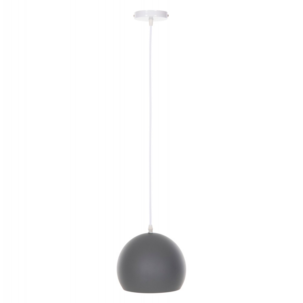 Φωτιστικό οροφής μονόφωτο σε χρώμα γκρι Φ20x112