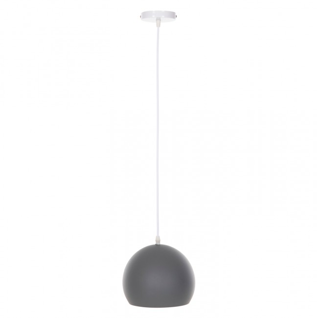 Φωτιστικό οροφής μονόφωτο σε χρώμα γκρι Φ20x112