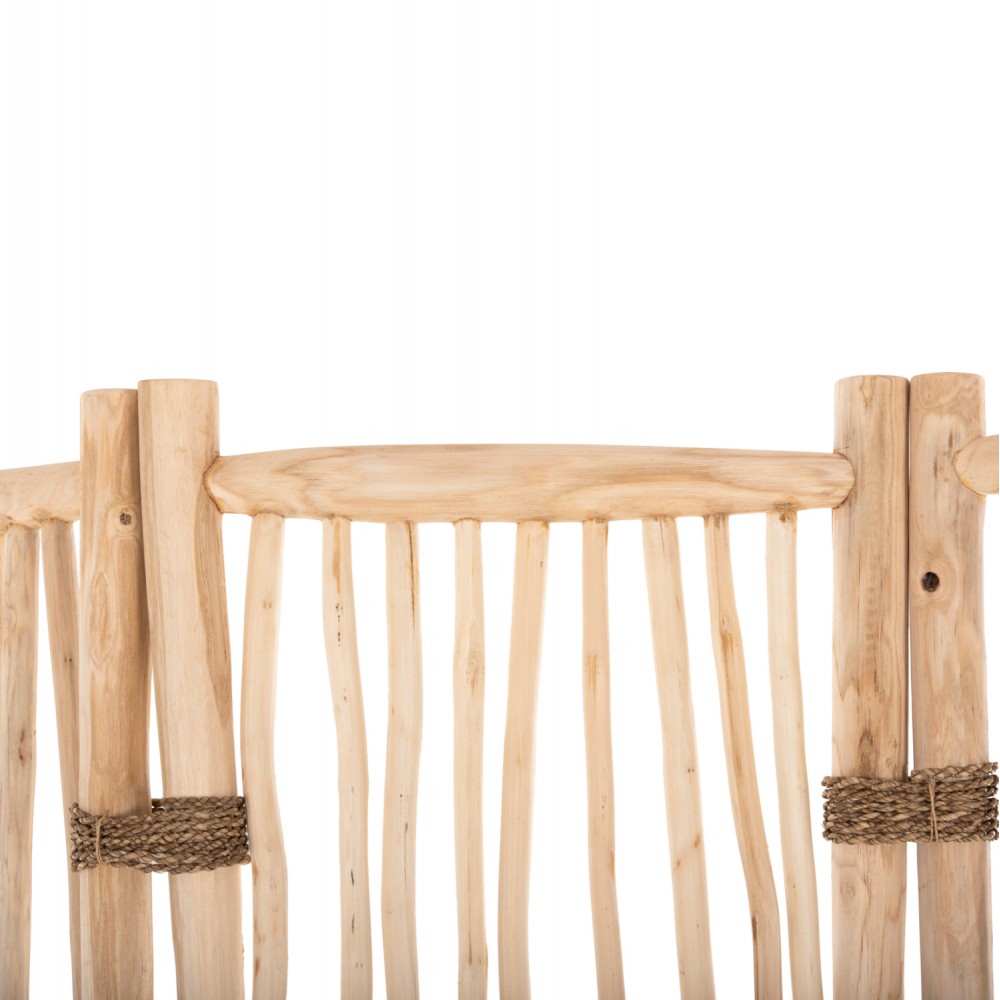 Παραβάν "ZENDOR" από ξύλο σε χρώμα φυσικό 165x180