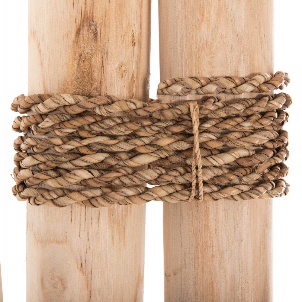 Παραβάν "ZENDOR" από ξύλο σε χρώμα φυσικό 165x180