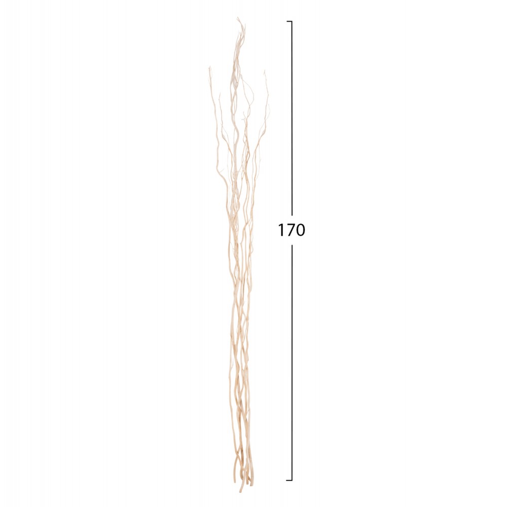 Διακοσμητικό μπουκέτο 5τμχ από κλαδιά σε εκρού χρώμα 170Υ