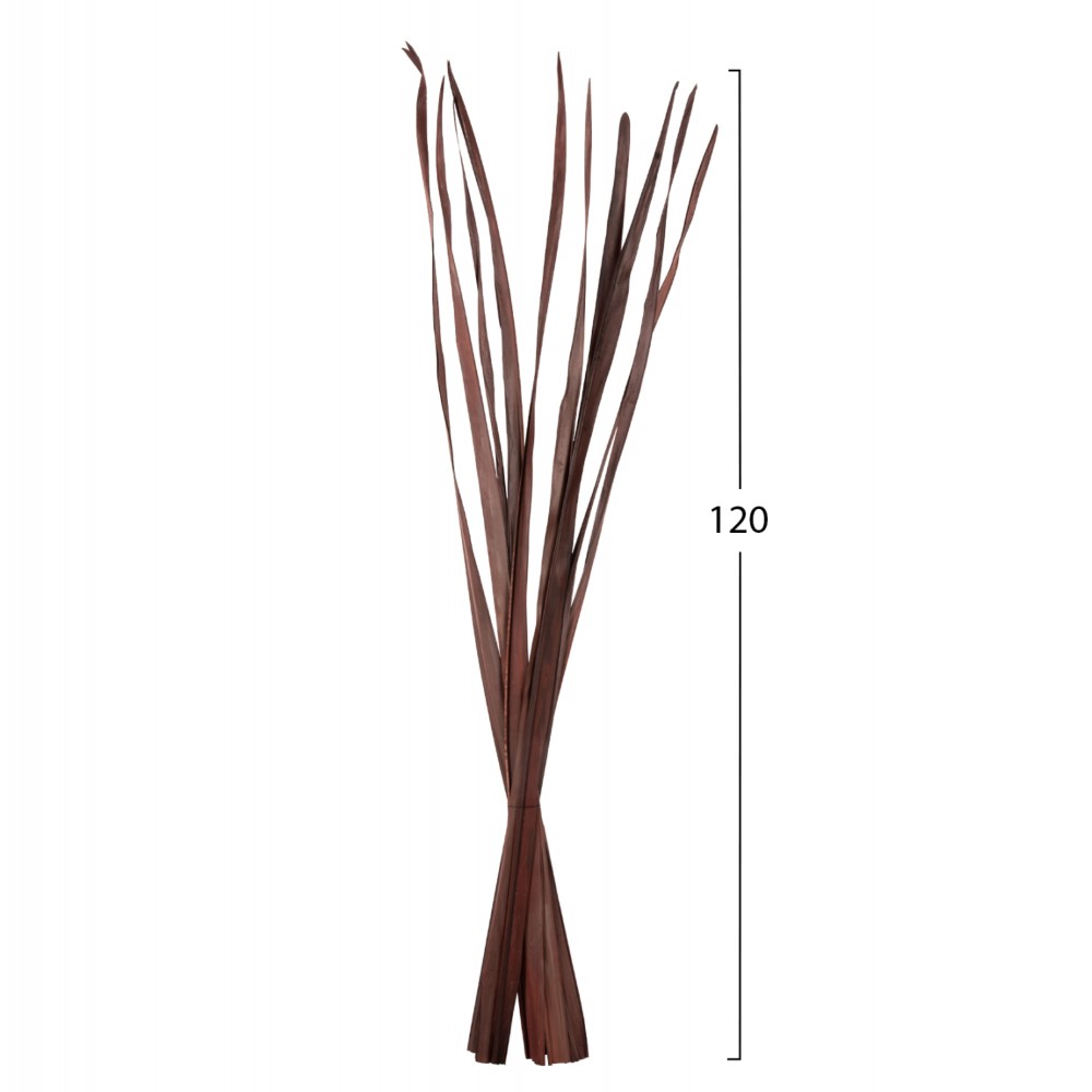 Διακοσμητικό μπουκέτο 10τμχ σε καφέ χρώμα 120Υ