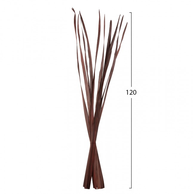 Διακοσμητικό μπουκέτο 10τμχ σε καφέ χρώμα 120Υ