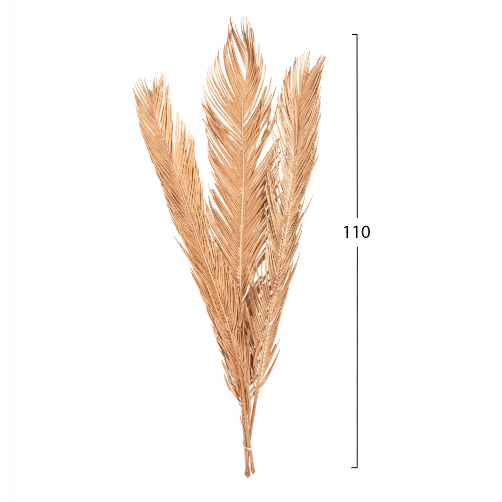 Διακοσμητικό μπουκέτο 3τμχ σε χρυσό χρώμα 110Υ