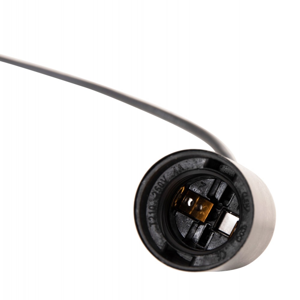 Φωτιστικό οροφής οκτάφωτο από μέταλλο σε χρώμα μαύρο Φ100x180