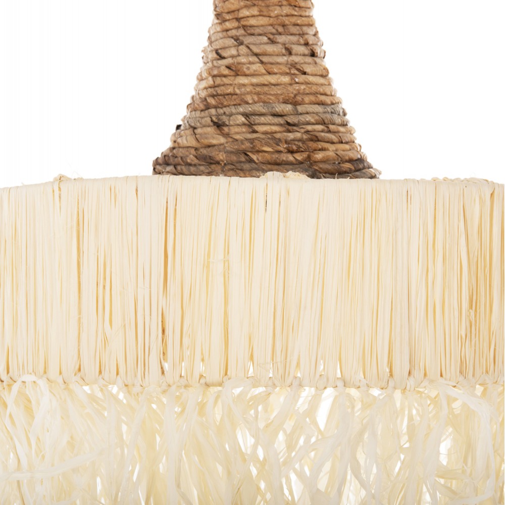 Φωτιστικό οροφής μονόφωτο σε χρώμα φυσικό Φ41x34