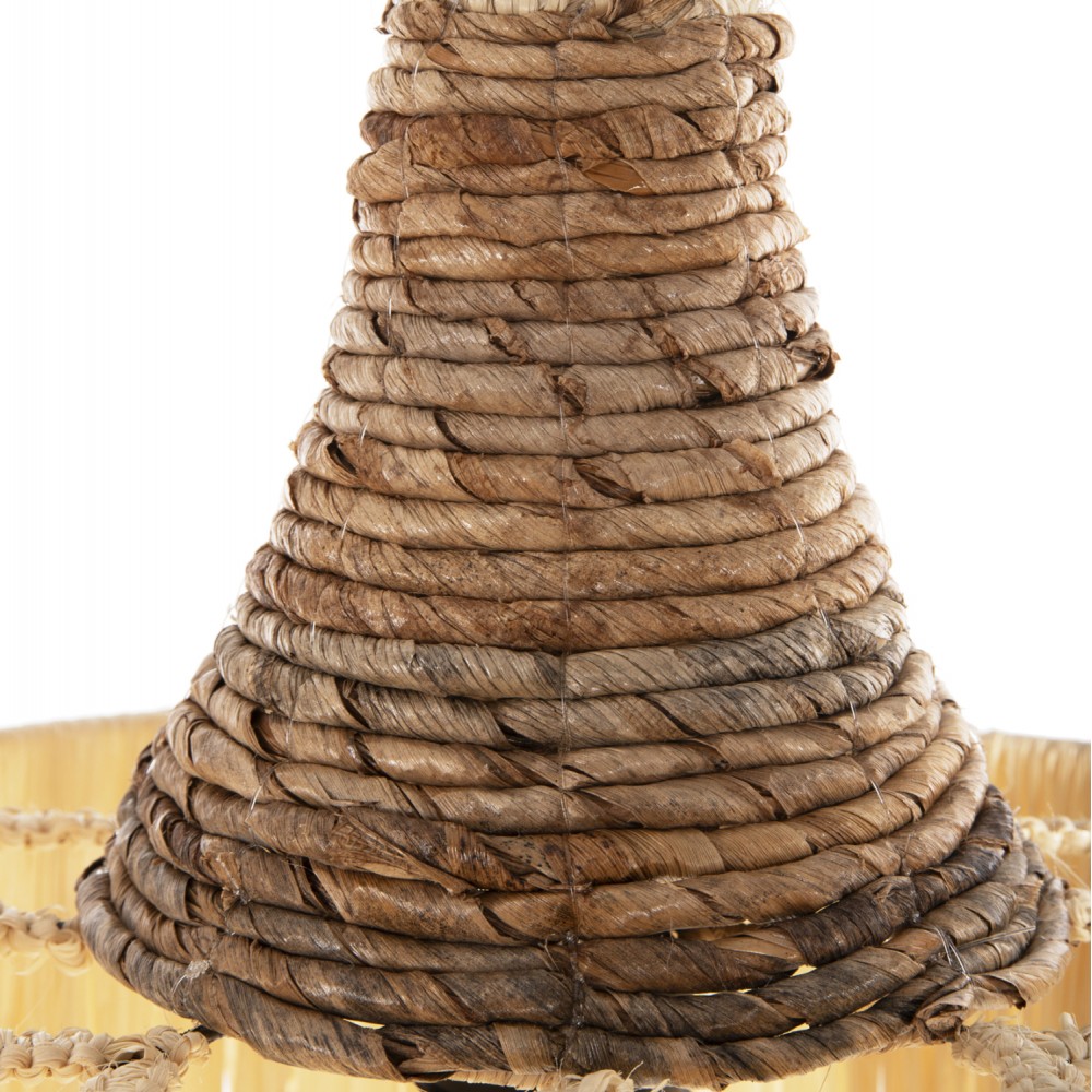 Φωτιστικό οροφής μονόφωτο σε χρώμα φυσικό Φ41x34