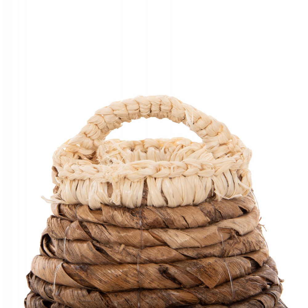 Φωτιστικό οροφής μονόφωτο σε χρώμα φυσικό Φ51x37