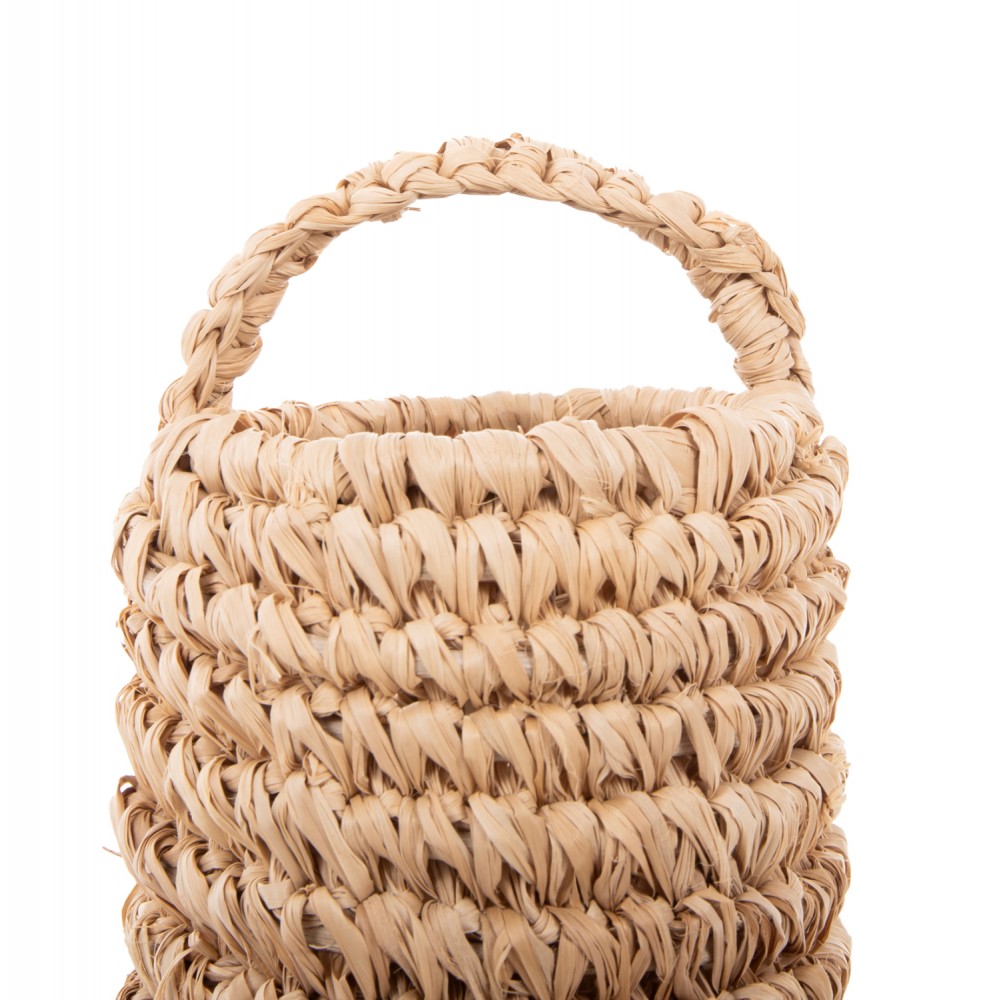 Φωτιστικό οροφής μονόφωτο σε χρώμα φυσικό Φ52,5x55,5