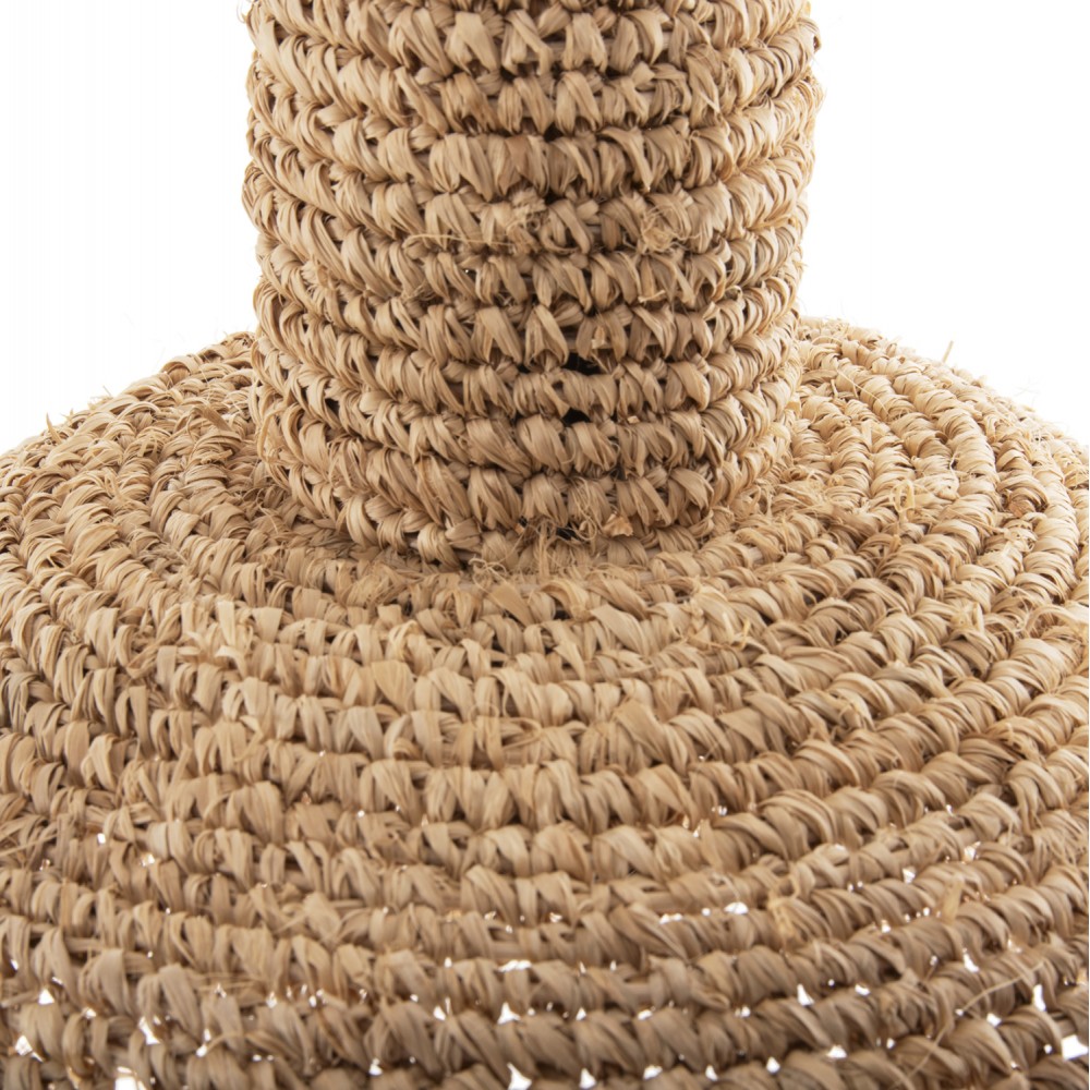 Φωτιστικό οροφής μονόφωτο σε χρώμα φυσικό Φ41,5x48