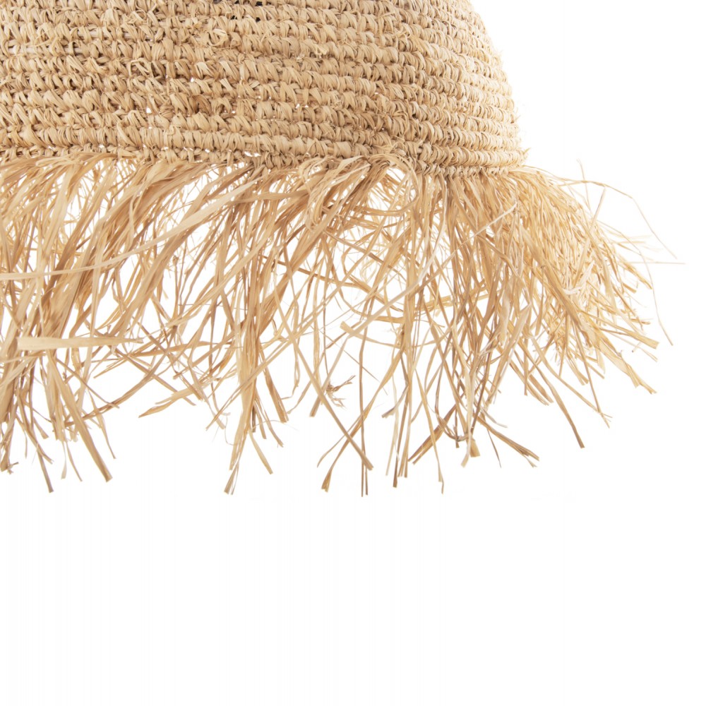 Φωτιστικό οροφής μονόφωτο σε χρώμα φυσικό Φ41,5x48