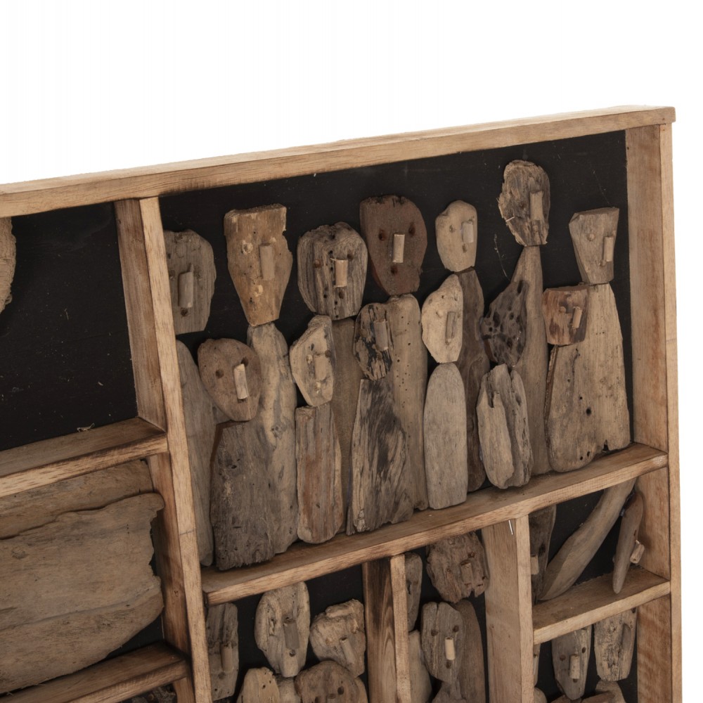 Κάδρο "MYST" από drift wood σε φυσικό χρώμα 200x6x120