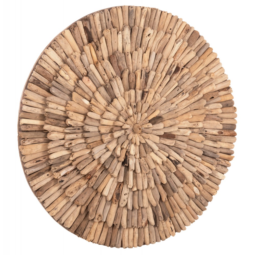 Διακοσμητικό τοίχου από drift wood σε χρώμα φυσικό Φ80