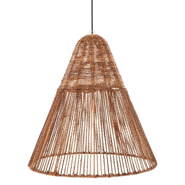 Φωτιστικό οροφής μονόφωτο σε χρώμα καφέ Φ100x100-105