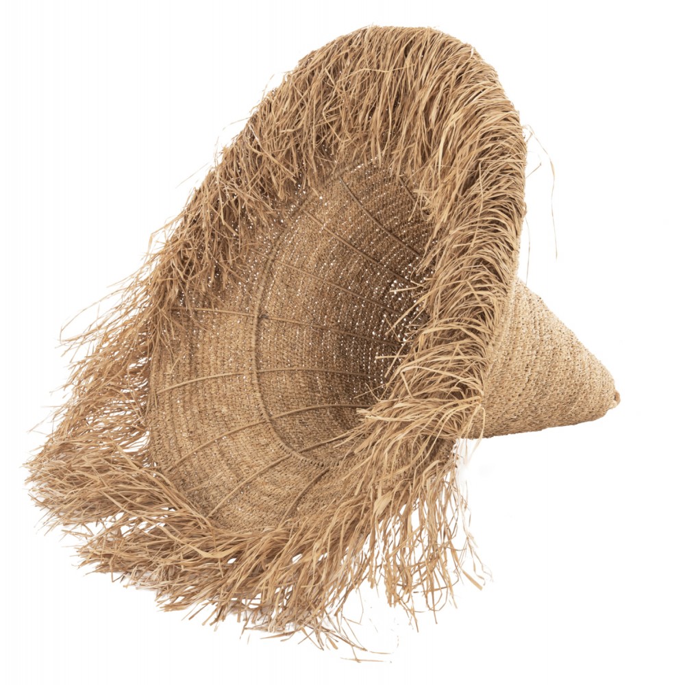 Φωτιστικό οροφής μονόφωτο σε χρώμα φυσικό Φ103x84,5-106