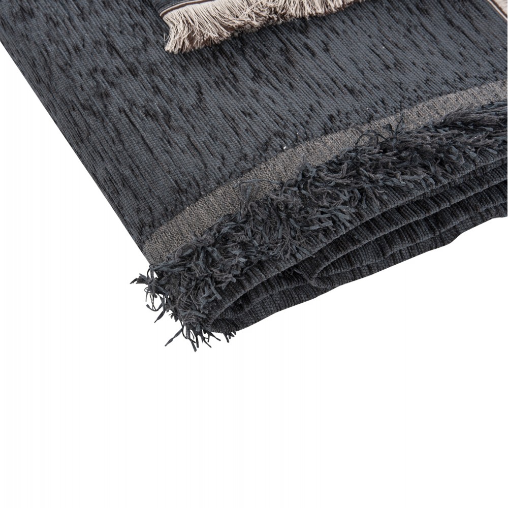 Ριχτάρι "DREAMTOPIA" από ύφασμα σε γκρι χρώμα 245Χ170