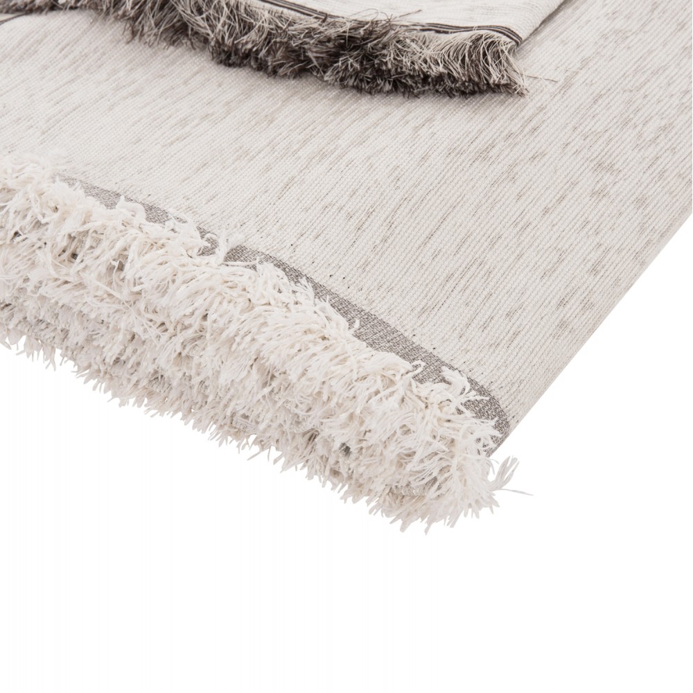 Ριχτάρι "DREAMTOPIA" από ύφασμα σε εκρού χρώμα 245Χ170