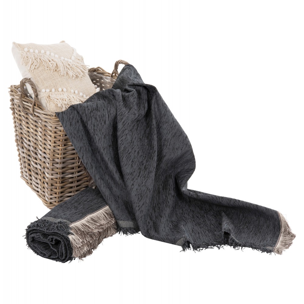 Ριχτάρι "DREAMTOPIA" από ύφασμα σε γκρι χρώμα 295Χ170