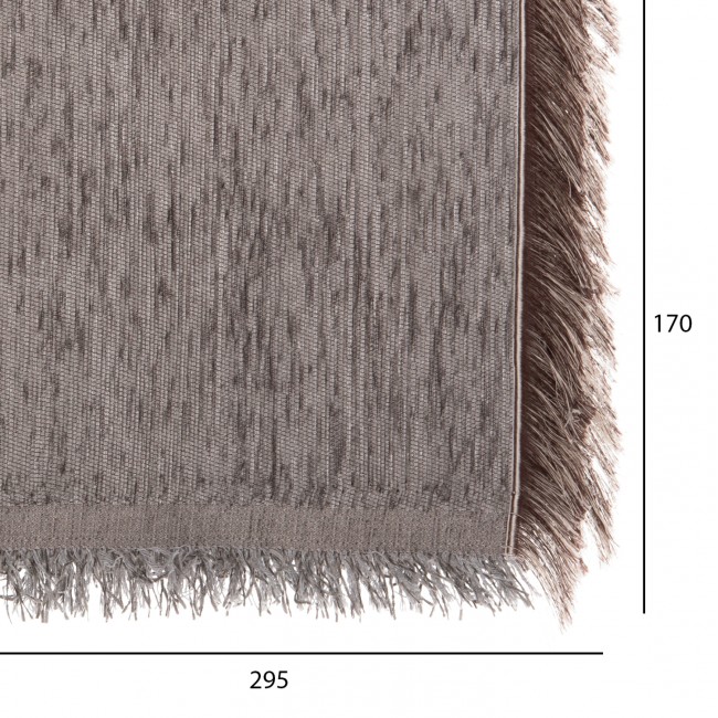 Ριχτάρι "DREAMTOPIA" από ύφασμα σε γκρι χρώμα 295X170